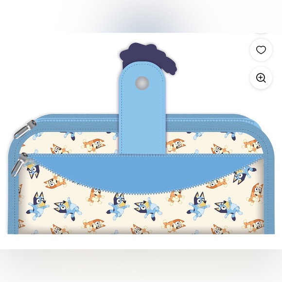Bluey Kids Pencil Case NWT Utility Pouch - Picture 3 of 6